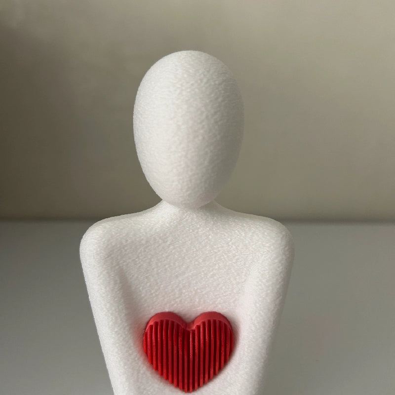 No Body Statue with Heart